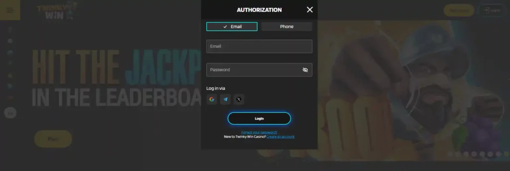 Twinky Win login